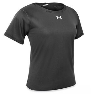 Under Armour Women’s Black Loose Fit Heatgear® Short Sleeve Tee